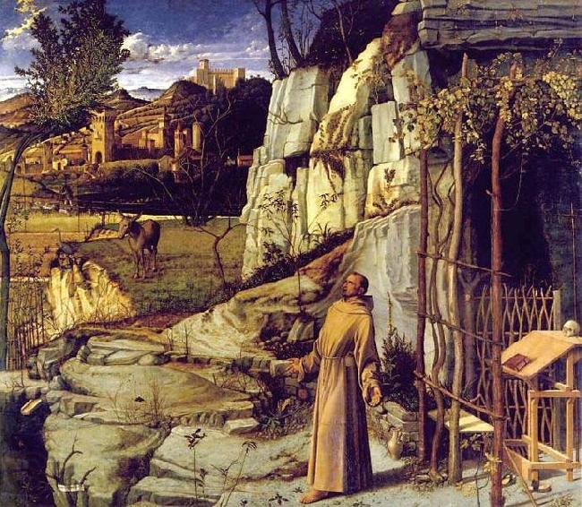 Giovanni Bellini St. Francis in Ecstasy Spain oil painting art